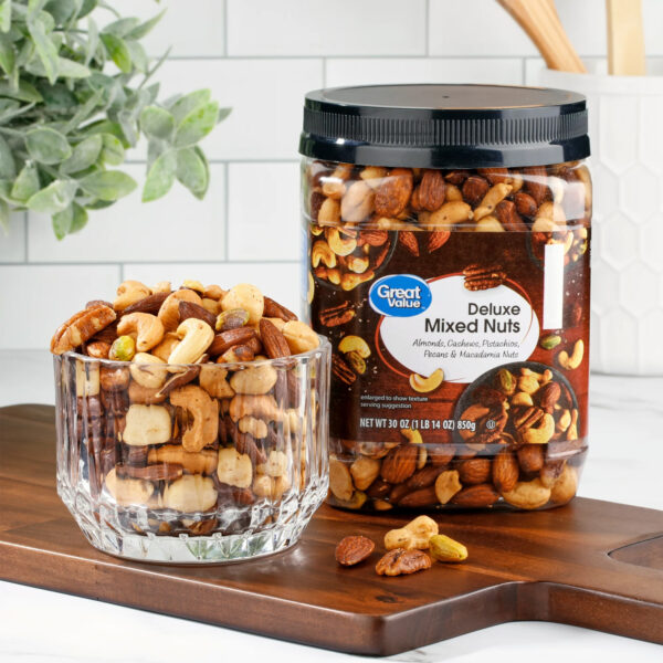 Great Value Deluxe Mixed Nuts, 30 oz - Image 2