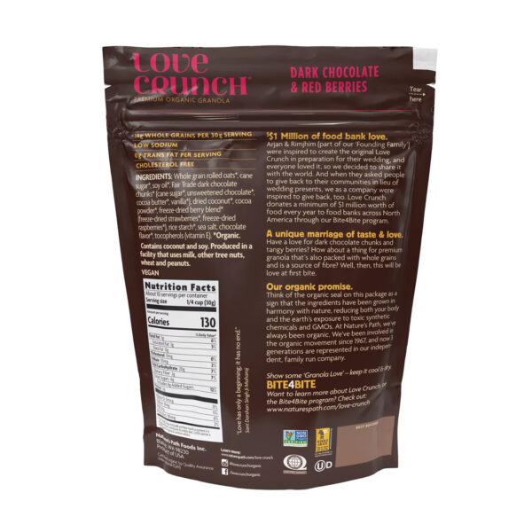 Love Crunch Organic Granola, Dark Chocolate and Red Berries, 11.5 oz - Image 2