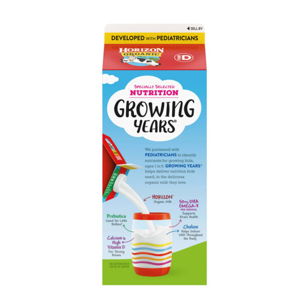 Horizon Organic Growing Years Whole Milk with DHA Omega-3, 59 oz - Image 2
