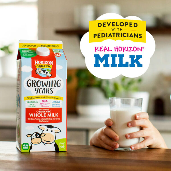 Horizon Organic Growing Years Whole Milk with DHA Omega-3, 59 oz - Image 3