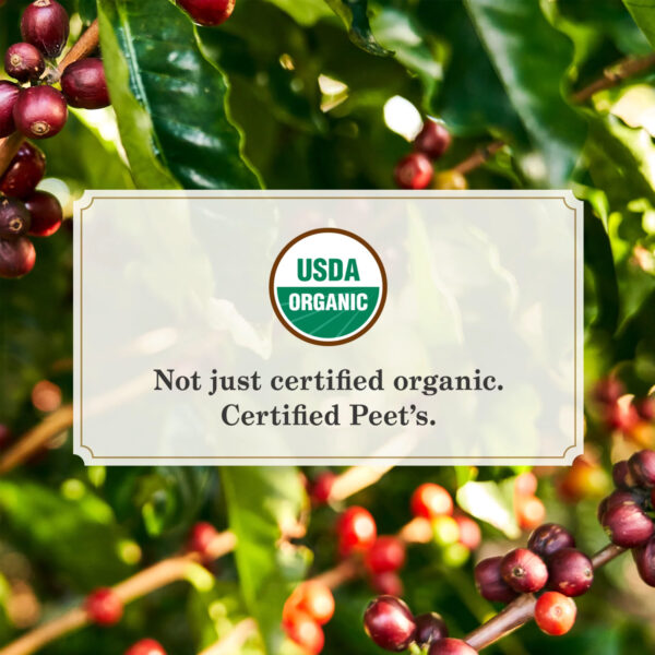 Peet's Coffee Organic French Roast, Dark Roast Ground Coffee, 18 oz Bag - Image 4